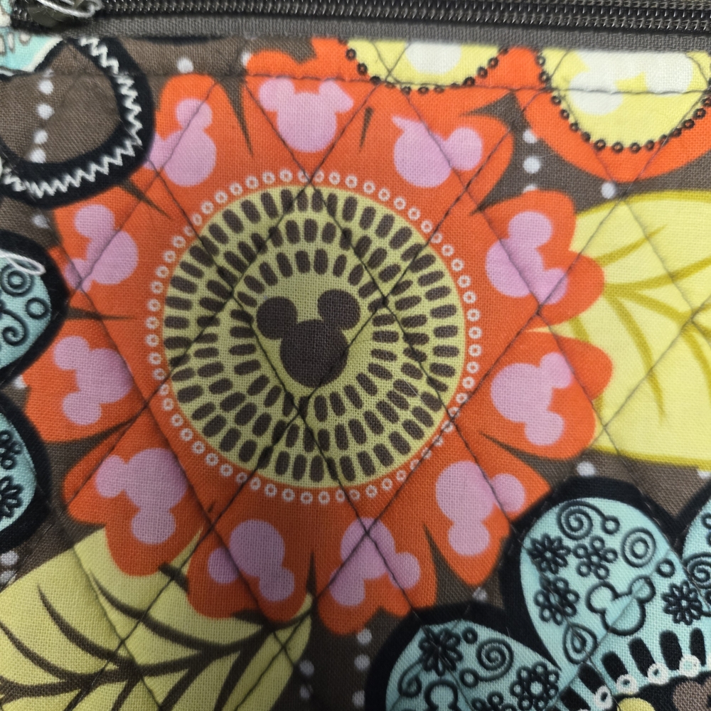 Vera Bradley X Mickey Mouse- Multicolor- Floral- Crossbody- Shoulder Bag- NWOT - Picture 4 of 13